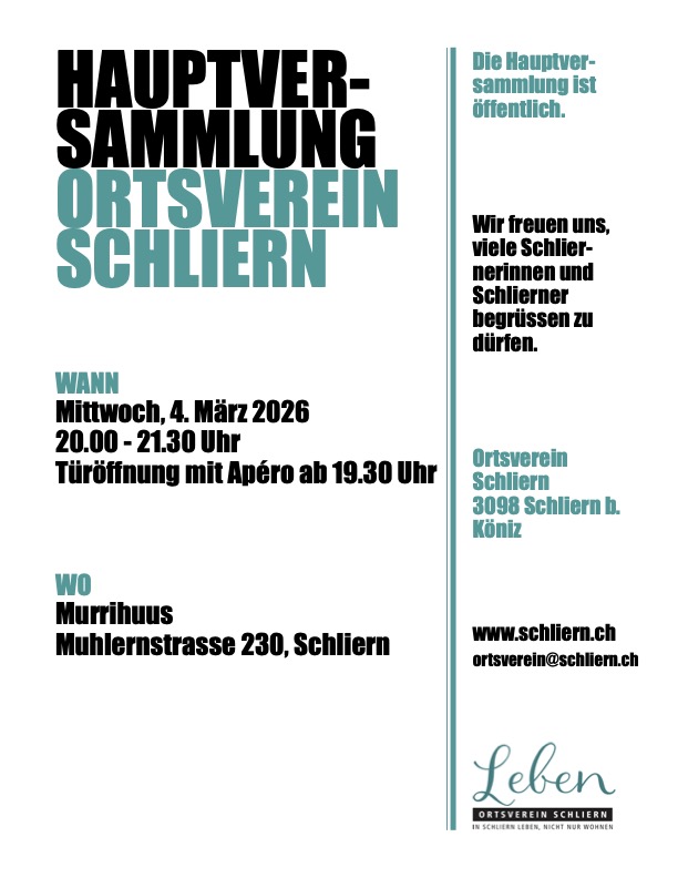 Hauptversammlung 2026